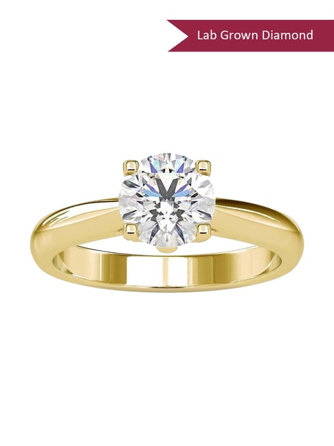 Fiona Diamonds Lab Grown Diamond 14k (585) Yellow Gold Ring for Women
