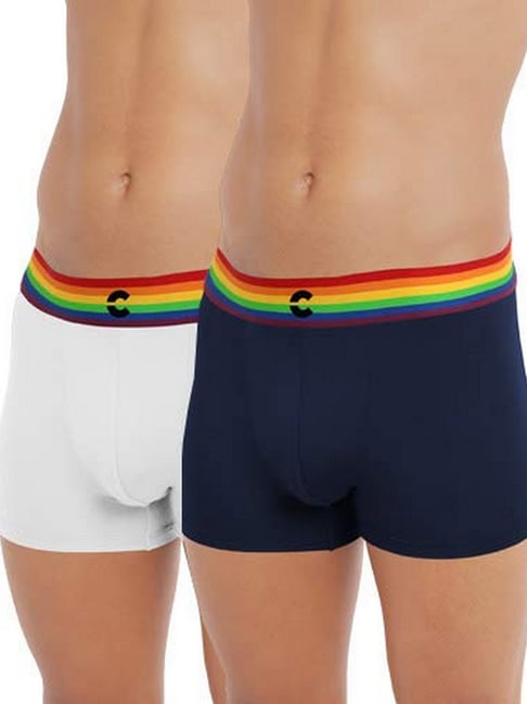 Freecultr Multi Color Modal Regular Fit Solid Trunks (Pack of 2)-picture-16