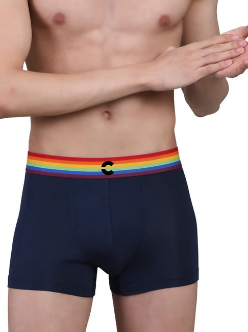 Freecultr Blue Modal Regular Fit Solid Trunks-picture-39