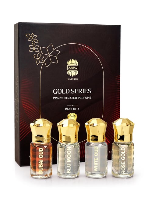 Ajmal Gold Series Attar Perfume Gift Set for Men & Women-picture-12
