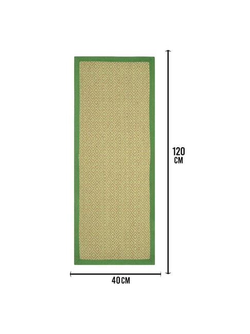 Saral Home Green Jute & Cotton Anti-Slip Runner-picture-23
