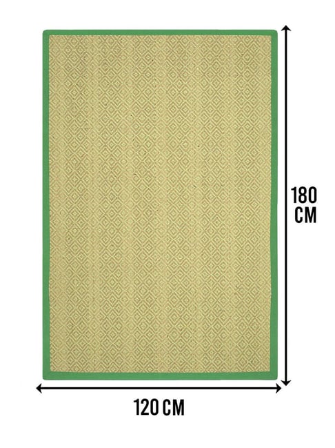 Saral Home Green Jute & Cotton Anti-Slip Strong Border Carpet-picture-21
