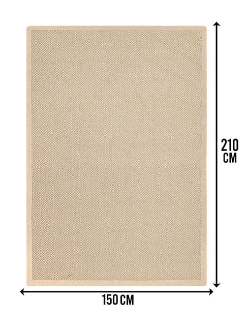 Saral Home Beige Jute & Cotton Anti-Slip Strong Border Carpet-picture-48