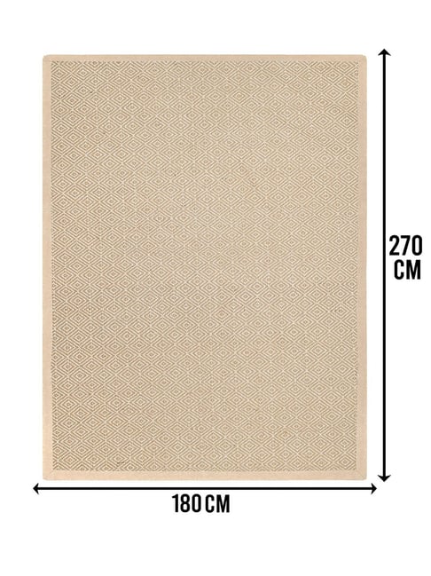 Saral Home Beige Jute & Cotton Anti-Slip Strong Border Carpet-picture-31