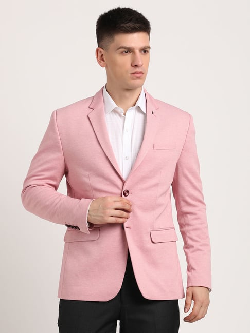Turtle Pink Relaxed Fit Blazer-picture-28