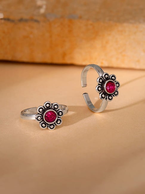 GIVA 925 Sterling Silver Toe-Rings for Women