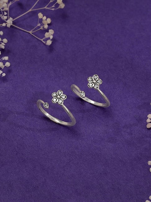 GIVA 925 Sterling Silver Toe-Rings for Women