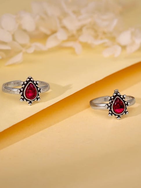 GIVA 925 Sterling Silver Toe-Rings for Women