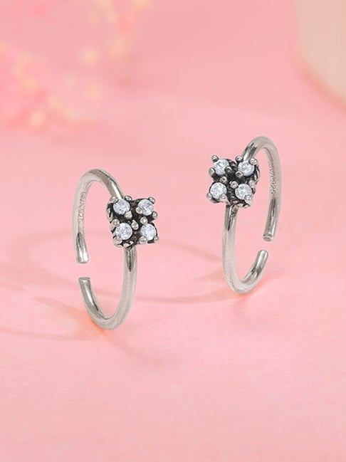 GIVA 925 Sterling Silver Toe-Rings for Women