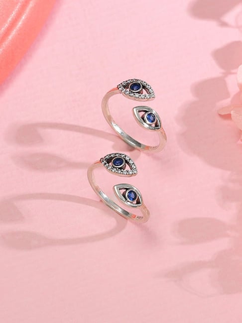 GIVA 925 Sterling Silver Toe-Rings for Women