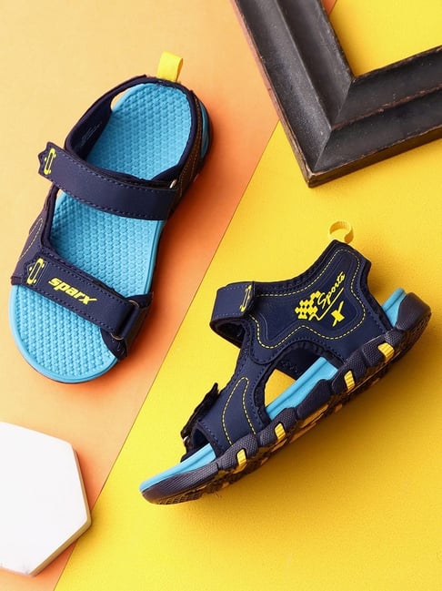Kids Sandals Big Boys Sandals Buy Sparx Kids Blue Yellow Floaters