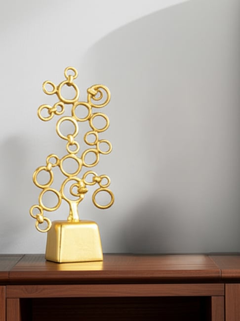 Kridha Living Gold Aluminium Table Top