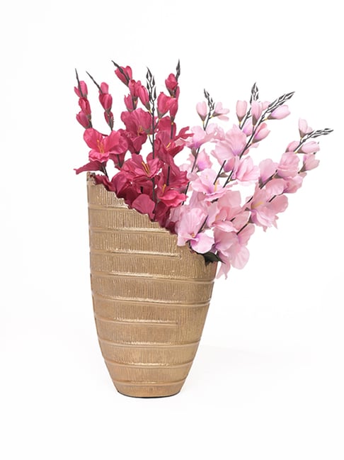 Kridha Living Gold Aluminium Vases