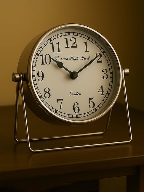 Kridha Living Grey Glass Clock
