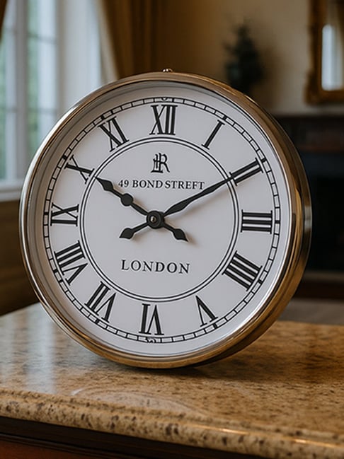 Kridha Living Grey Glass Clock