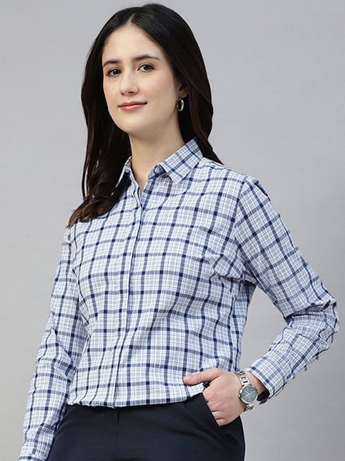 Camicia Cotton Check in Cotone Attività all'Aperto da Donna | – Online Store