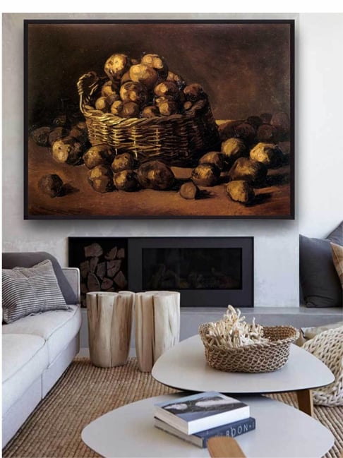 The Art House Basket Of Potatoes By Van Gogh Painting Wall Art-picture-28