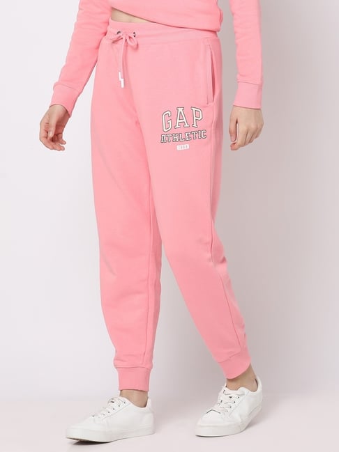 GAP Pink Embroidered Joggers
