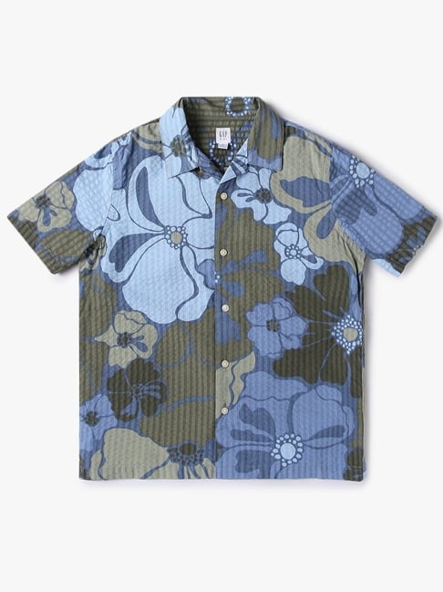 GAP Boys Multi Floral Shirt-picture-10
