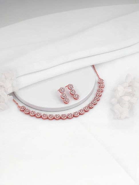 GIVA 925 Sterling Silver Rose Gold Set for Women-picture-26