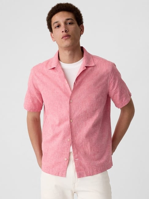 GAP Coral Regular Fit Solid Shirt-picture-23