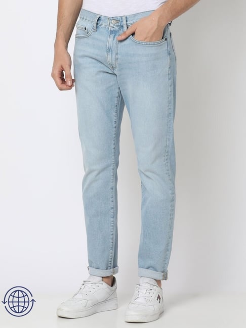 GAP Lt. Blue Slim Fit Solid Jeans