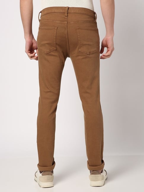 GAP Khaki Skinny Fit Solid Jeans