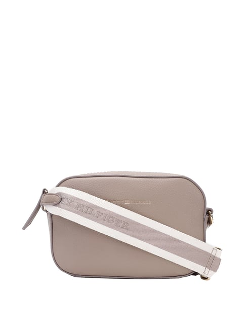 TOMMY HILFIGER Coastal Taupe Logo Sling Bag