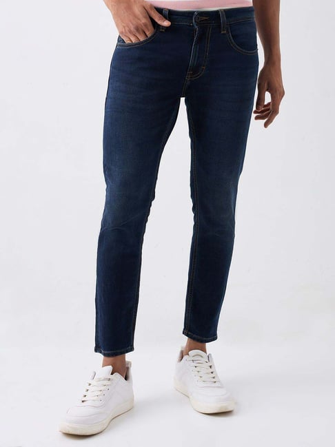 Spykar Dark Blue Slim Fit Jeans-picture-44