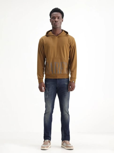 Rare Rabbit Blue Cotton Regular Fit Solid Jeans-picture-21