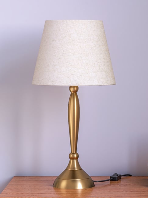 Buy Divine Trends Gold Aluminium Table Lamp Antique Finish with