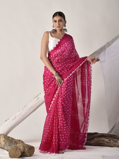 sutra attire Sutra¿Attire Pink Silk Regular Fit Saree-picture-34