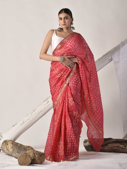 sutra attire Sutra¿Attire Peach Silk Regular Fit Saree-picture-33