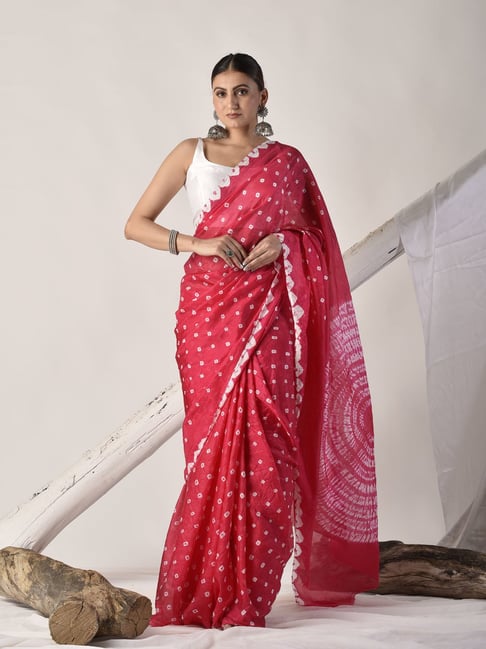 sutra attire Sutra¿Attire Pink Silk Regular Fit Saree-picture-43