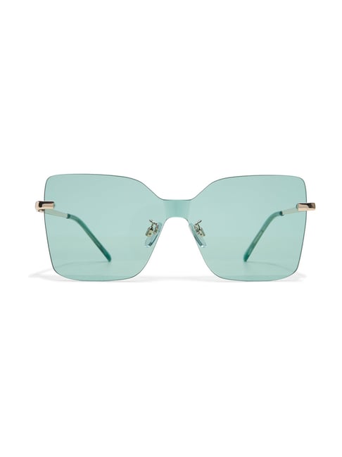 ALDO Green Square Sunglasses for Women