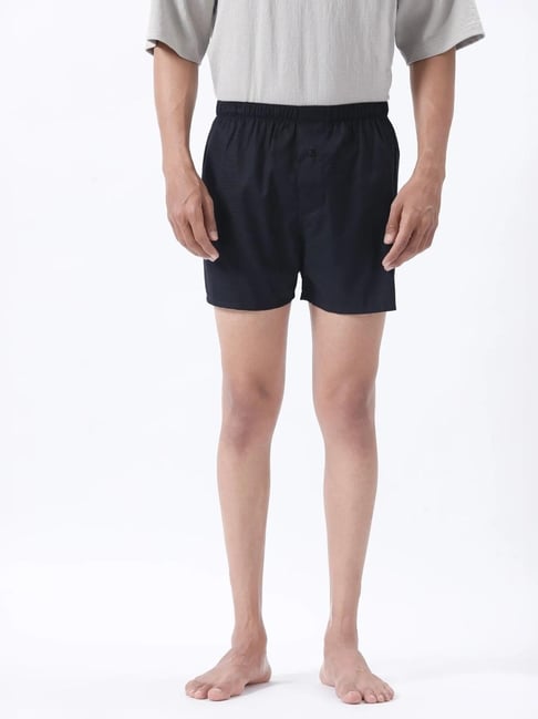 Rare Rabbit Black Regular Fit Solid Boxers