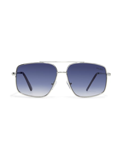 ALDO Blue Oversize Irregular Sunglasses for Men