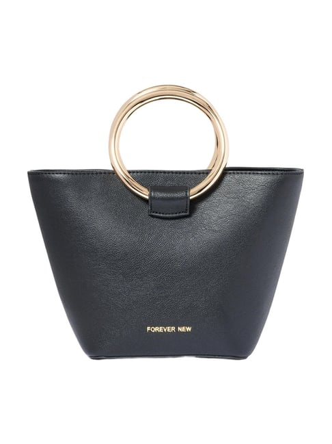 Saige Small Metal Handle Bag