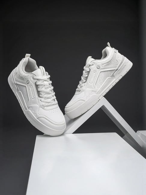 Red Tape Men's Slam Dunk Classics White Casual Sneakers