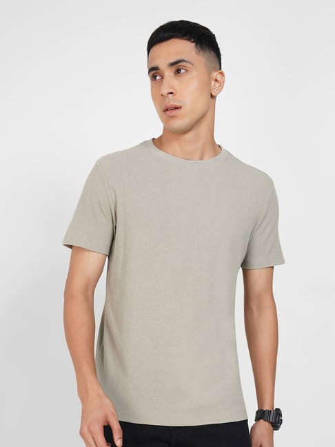 Sf Jeans By Pantaloons Green Cotton Regular Fit T-Shirt-picture-36