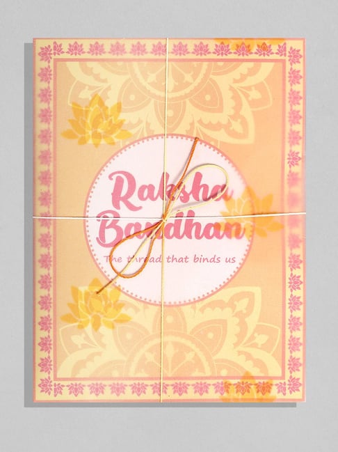 Rubans Silver Plated Handcrafted Rakhi Gift Set