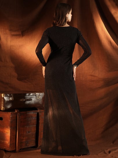 kazo black maxi dress Kenny 4 Maxi Dress KAZO