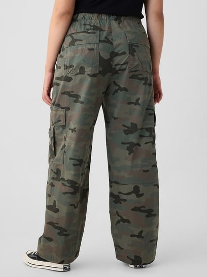 GAP Olive Printed Cargo Pants