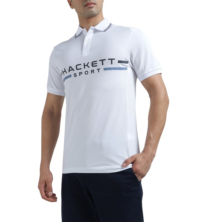 T-shirt Hackett London Outline - Style Décontracté Et élégant