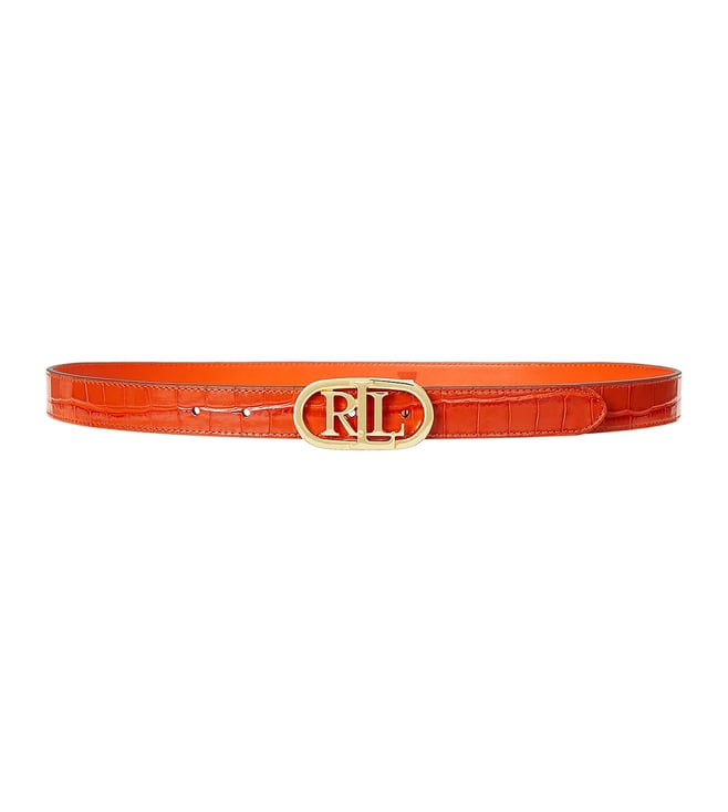 ralph lauren orange belt