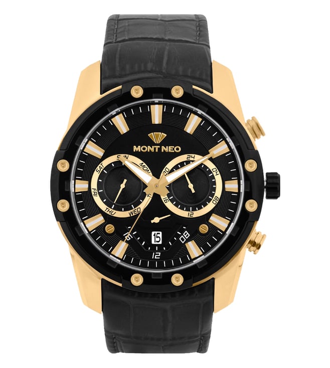 Buy Mont Neo Quartz Chronograph Men 45 mm 1053M-L2404 for Men