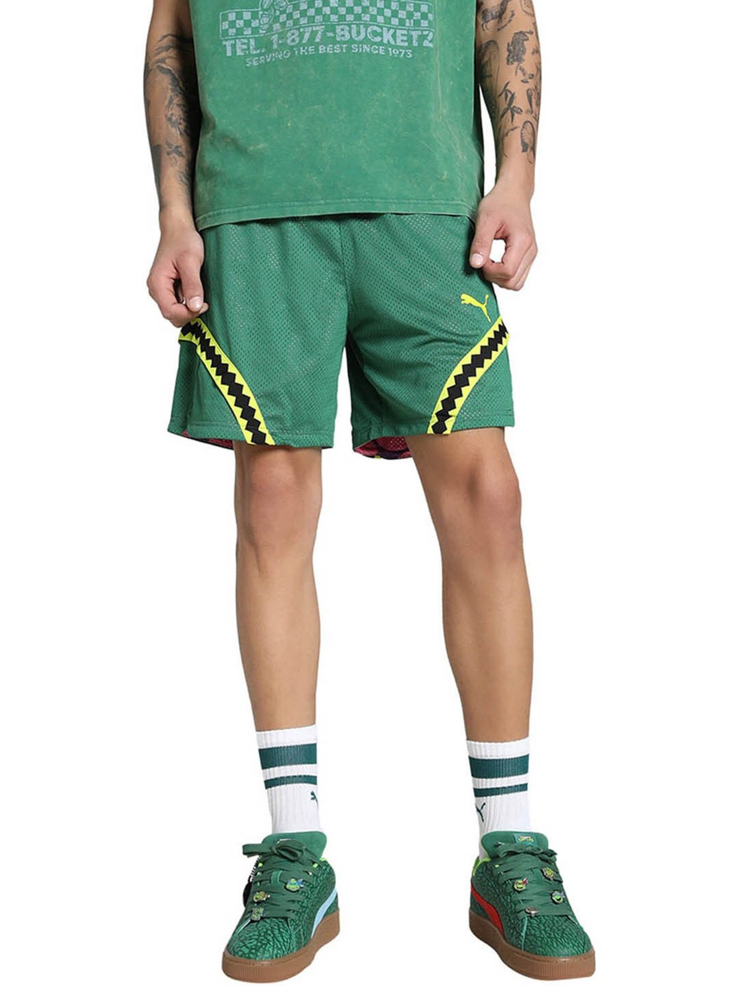 Puma Green Hoops X Teenage Mutant Ninja Turtles Relaxed Fit