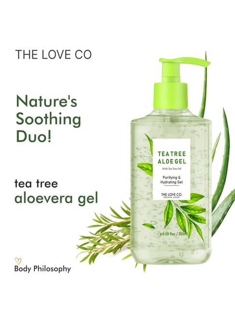 The Love Co. Tea Tree Aloe Vera Gel - 250 ml
