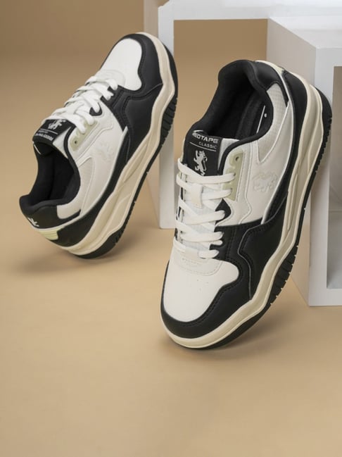 Buy Red Tape Women's Black White Lifestyle Sneakers at Best