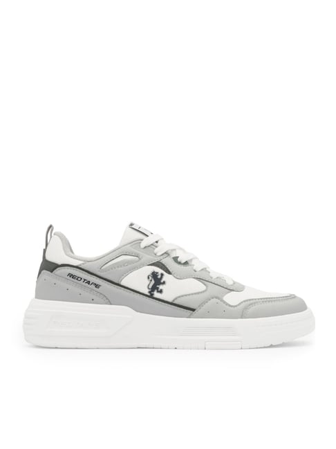 Red Tape Men's White & Grey Super Sneakers-picture-31